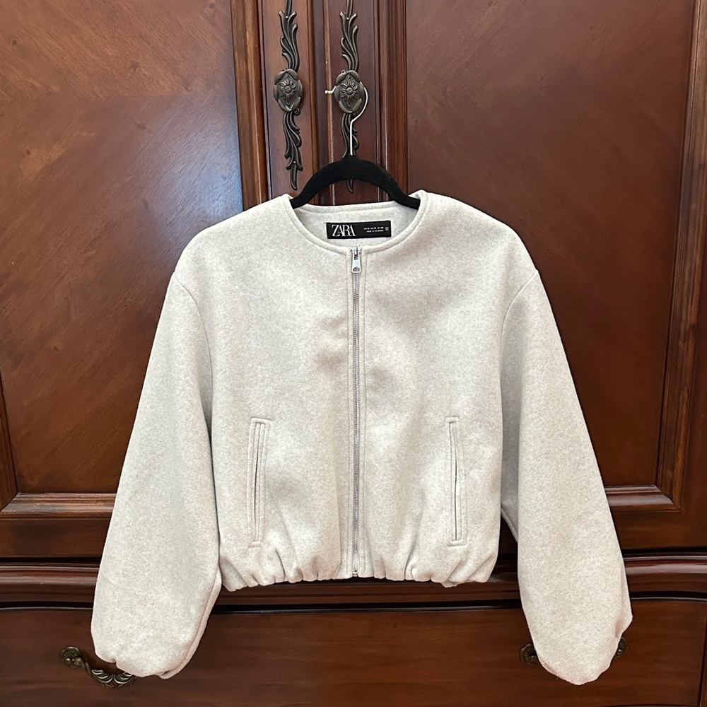 Zara Soft Bomber Jacket